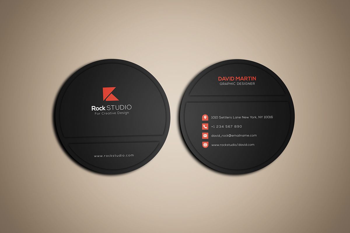 business cards circle 2