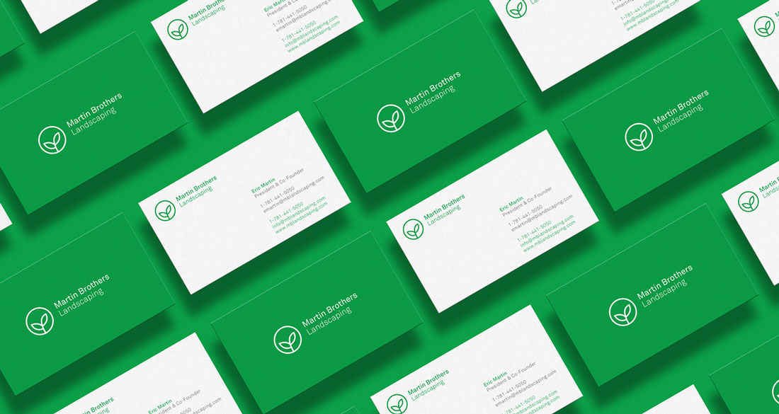 business cards font 1