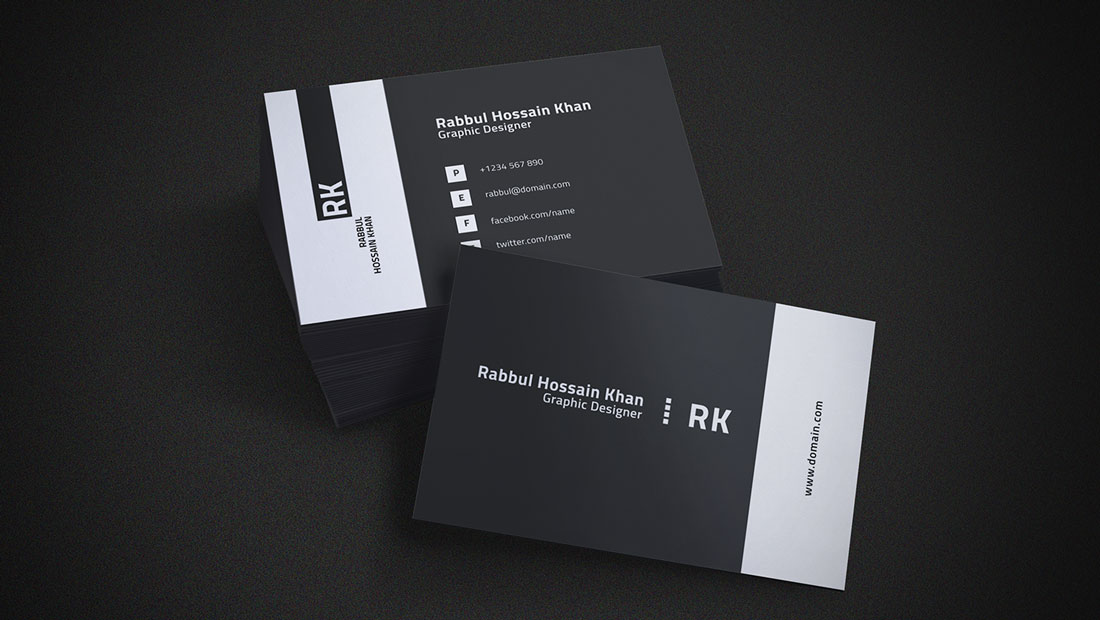 business cards font 7