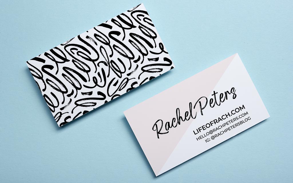 business cards fonts 3