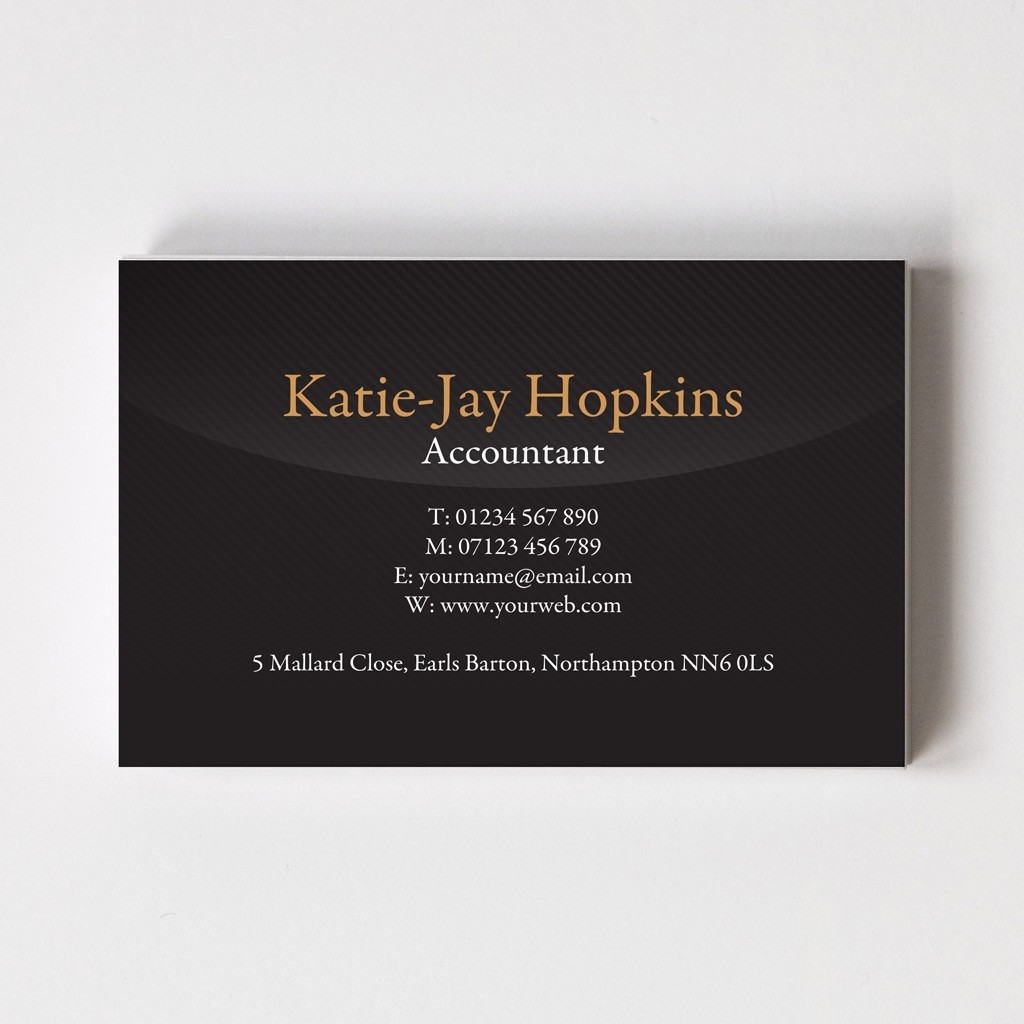 business cards for accountants 2