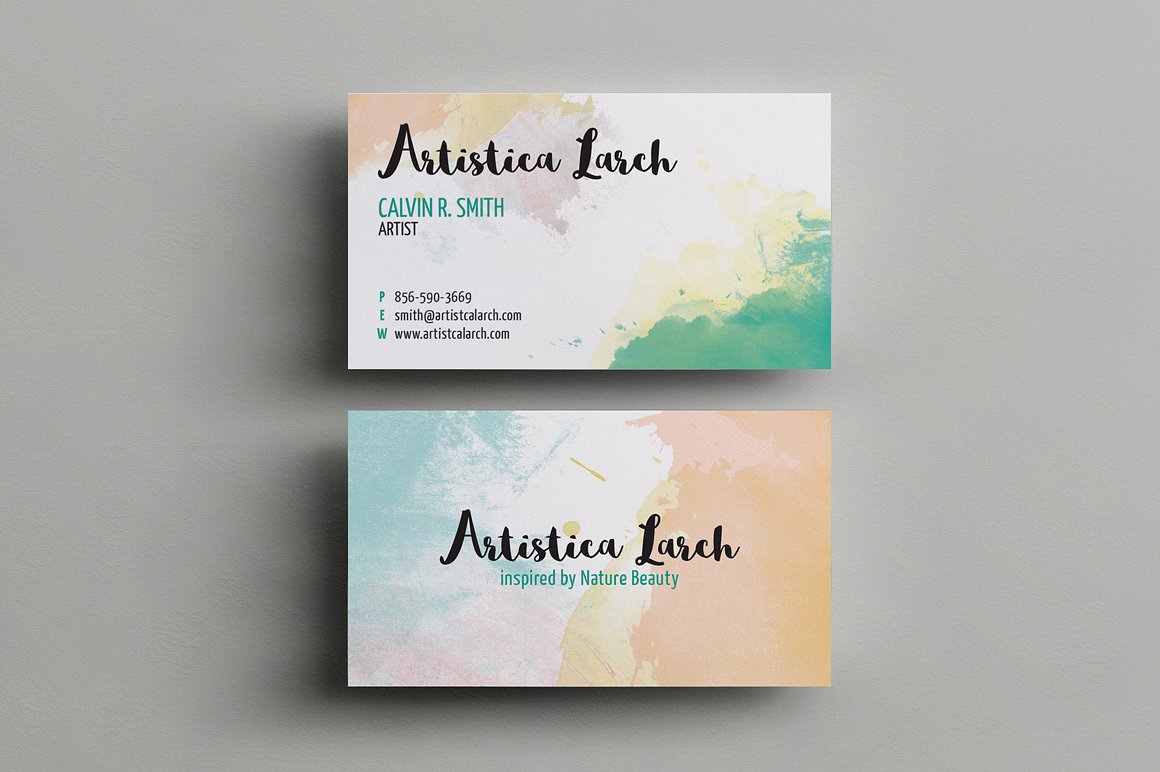 business cards for artist 3