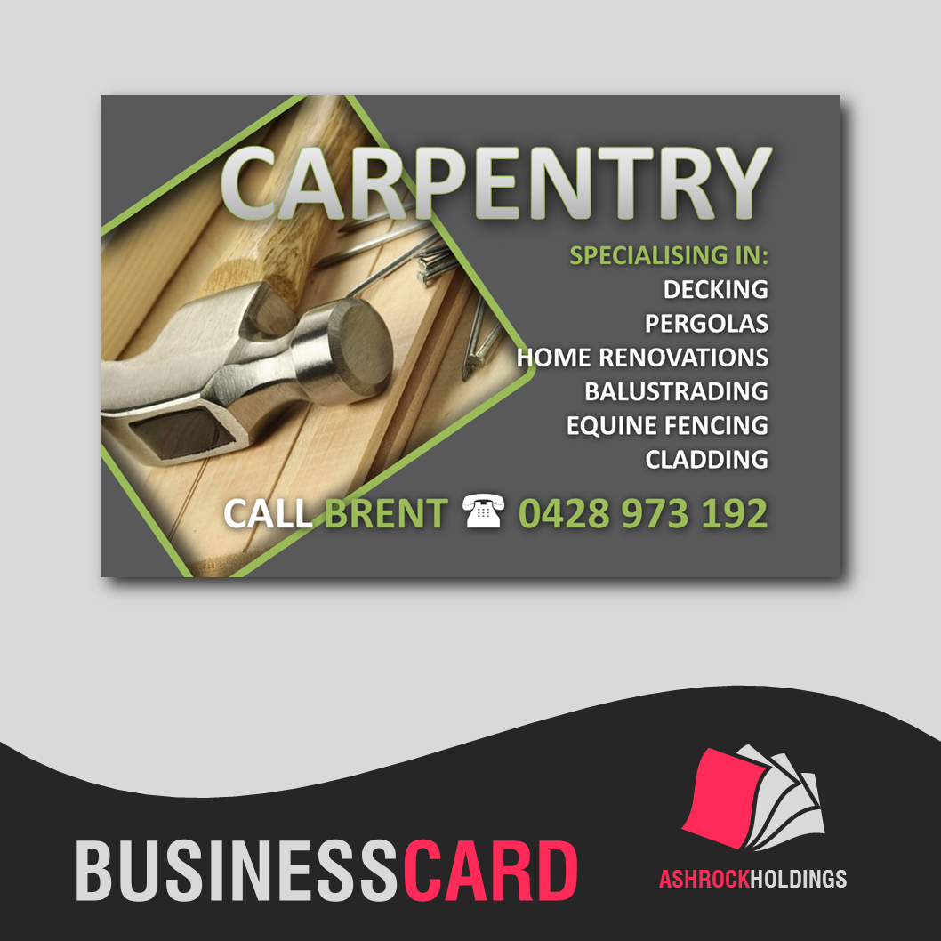 business cards for carpenters 1