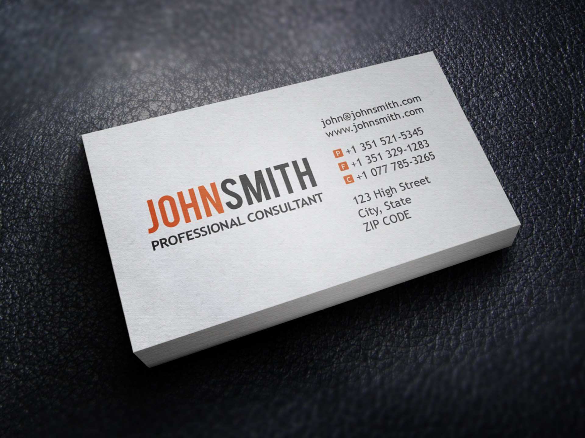 business cards for consultants 1