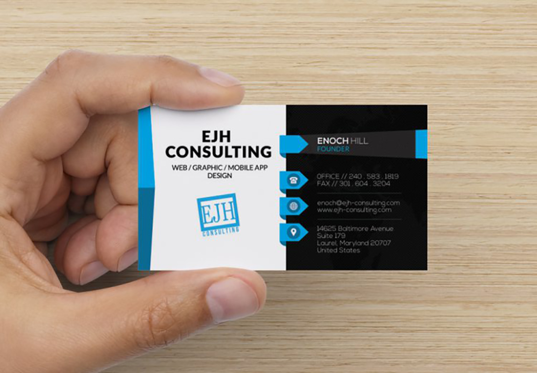 business cards for consultants 3