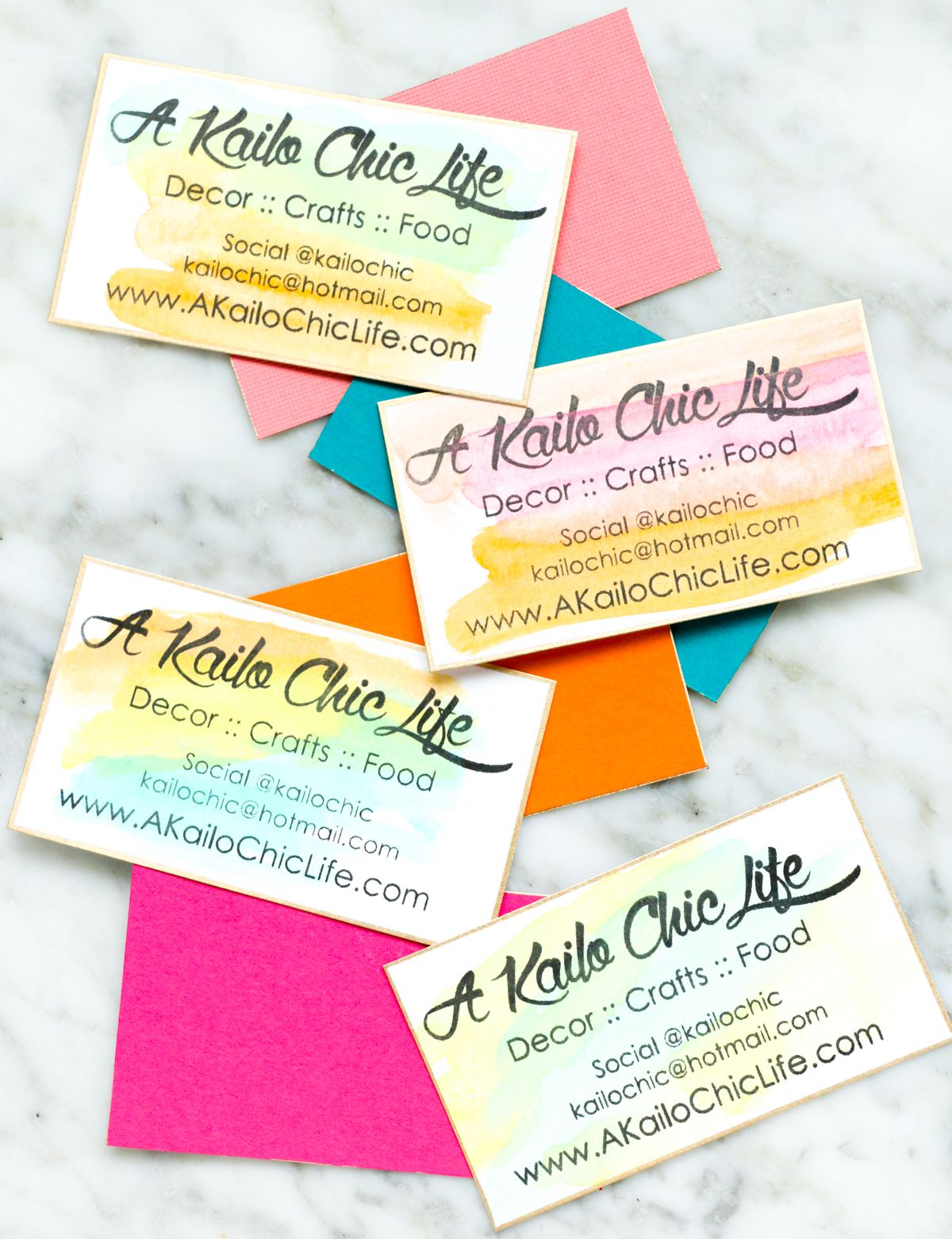 business cards for craft business 1