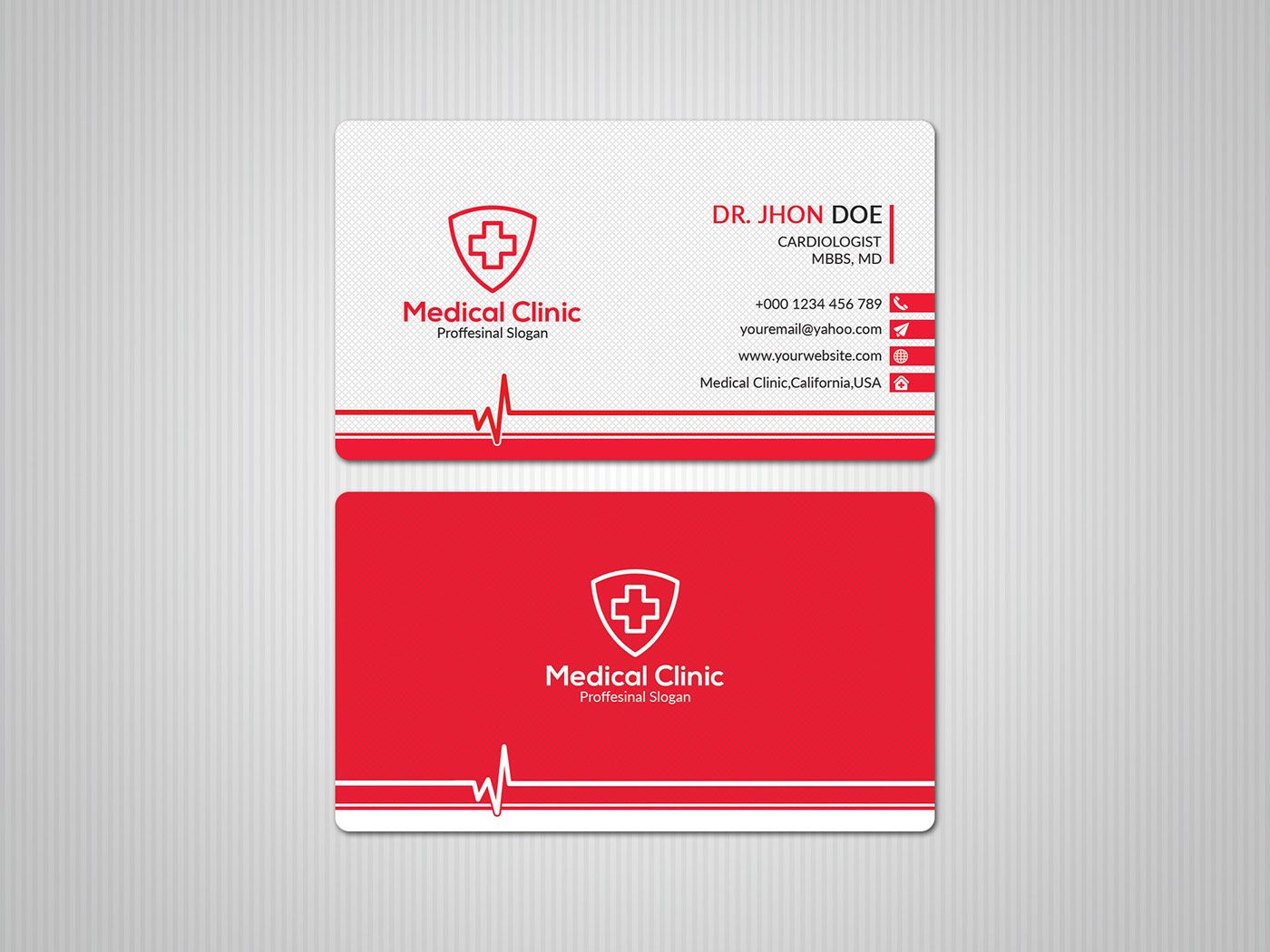 business cards for doctors 2