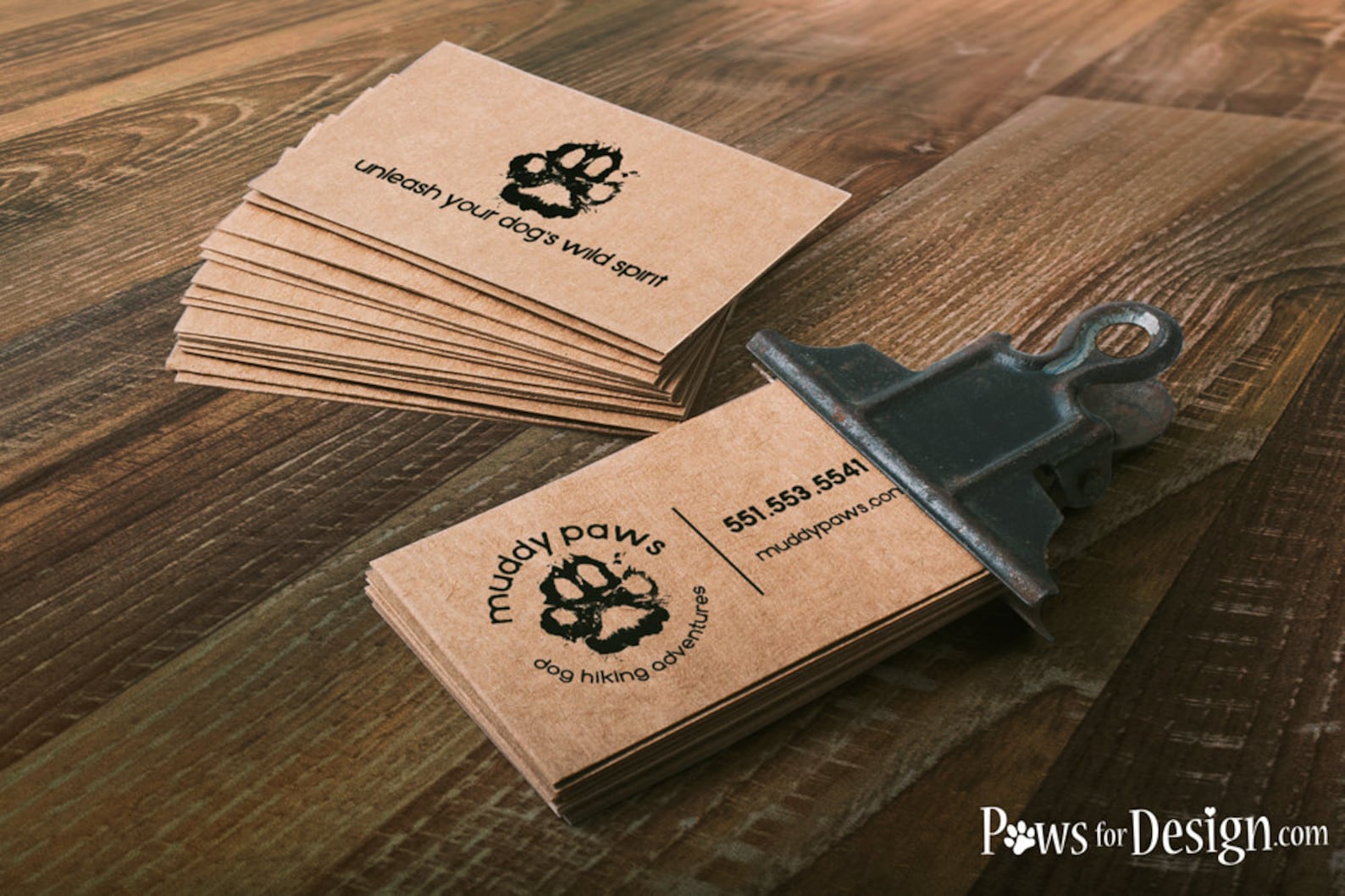 business cards for dog walkers 2