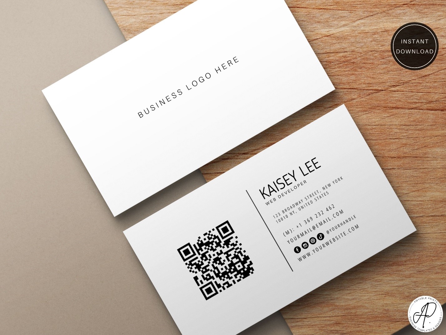business cards for etsy shop 2