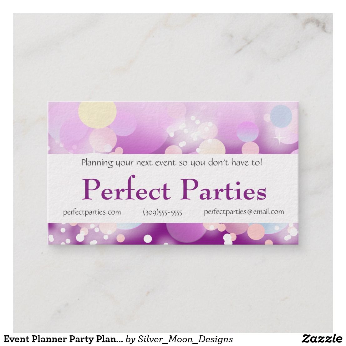 business cards for event planners 3