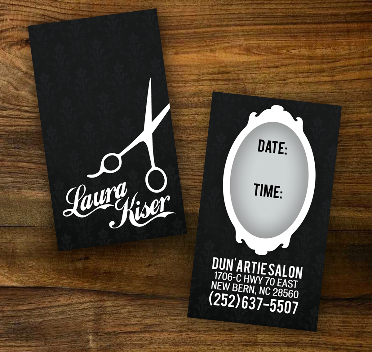 business cards for hair stylist 2