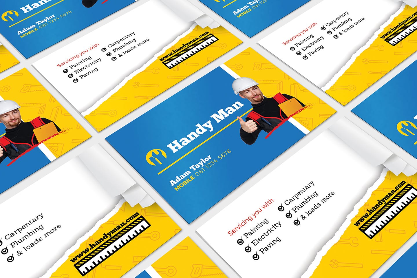 business cards for handyman 2