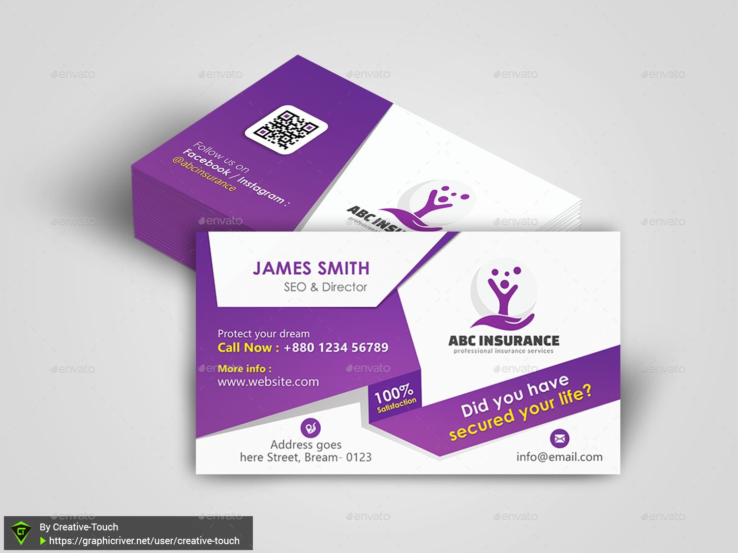business cards for insurance agents 1
