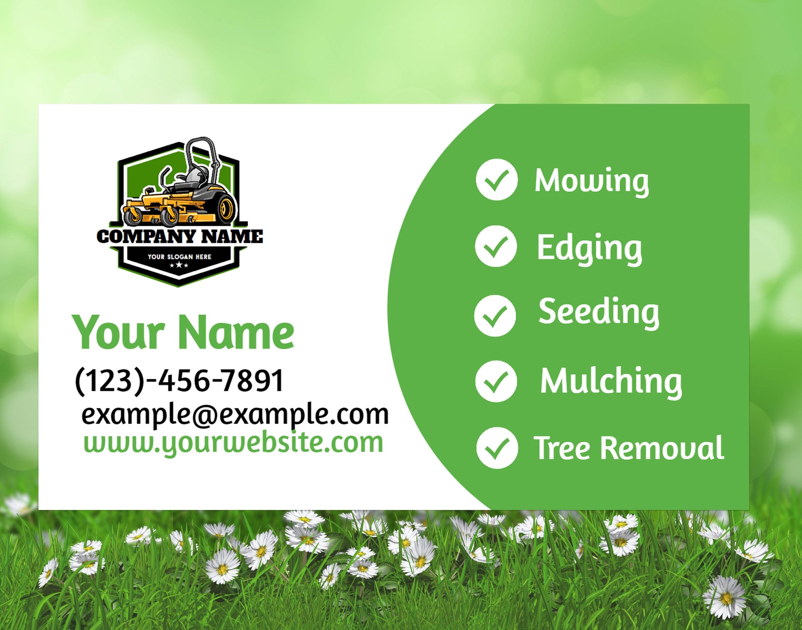 business cards for landscaping 4