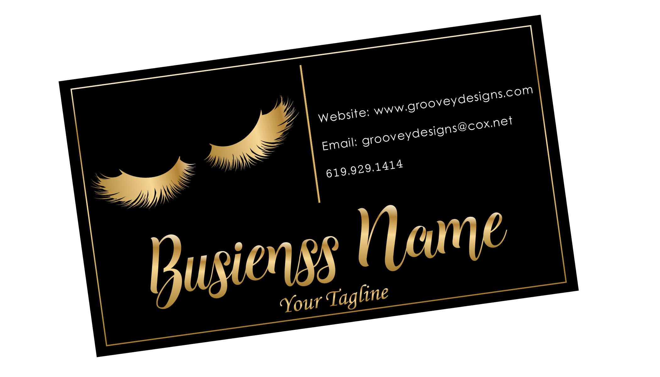 business cards for lashes 1