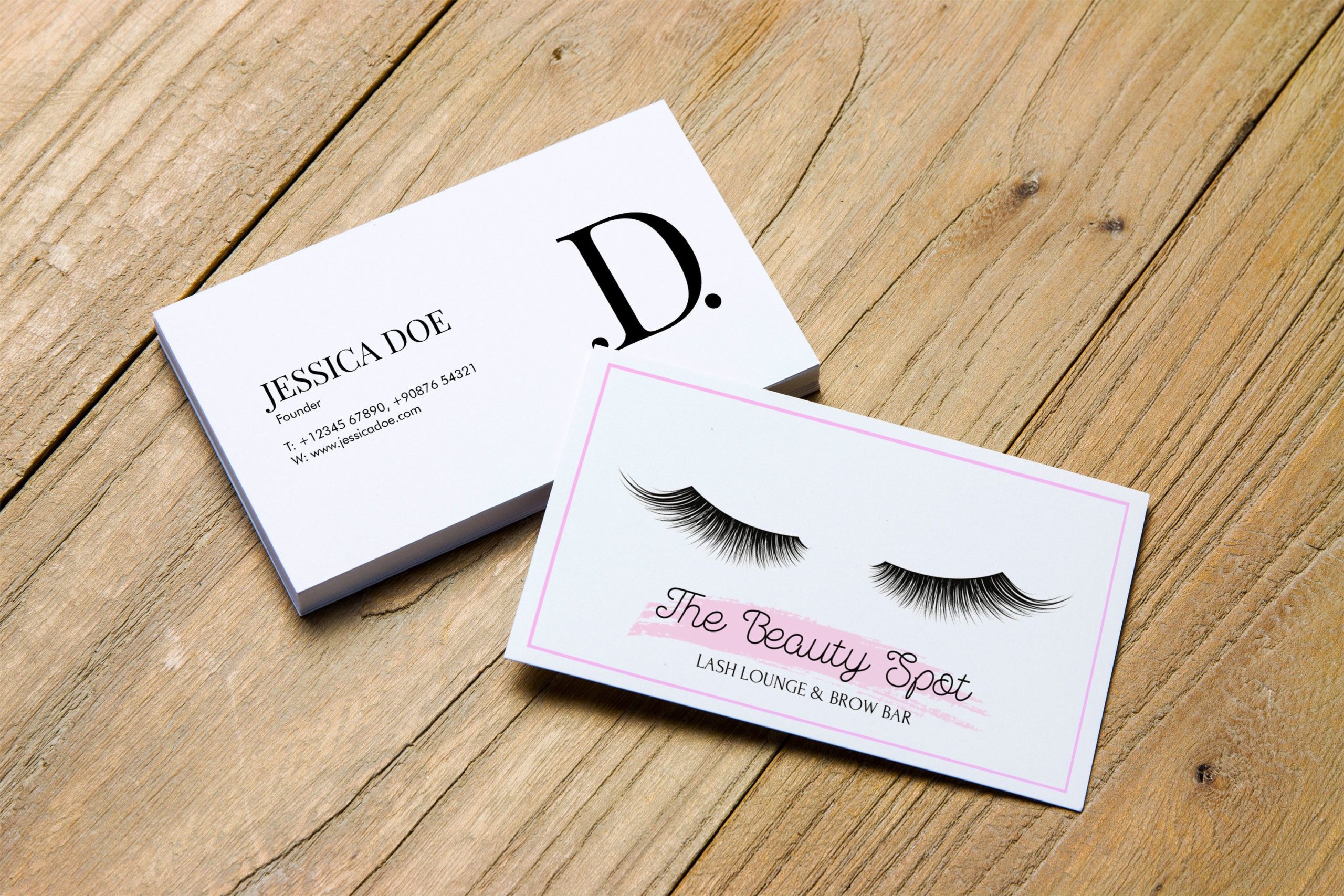 business cards for lashes 2