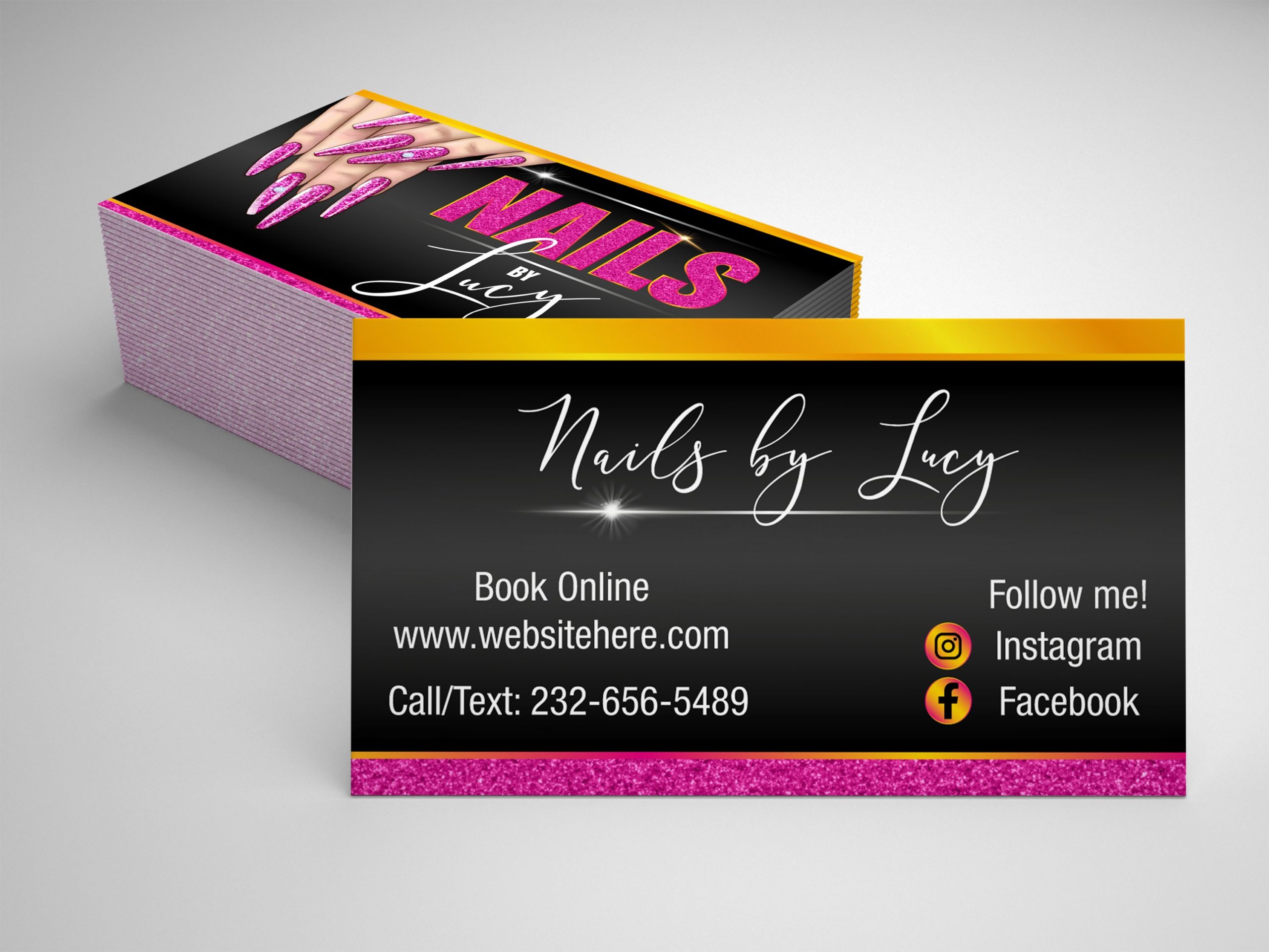 business cards for nail techs 6