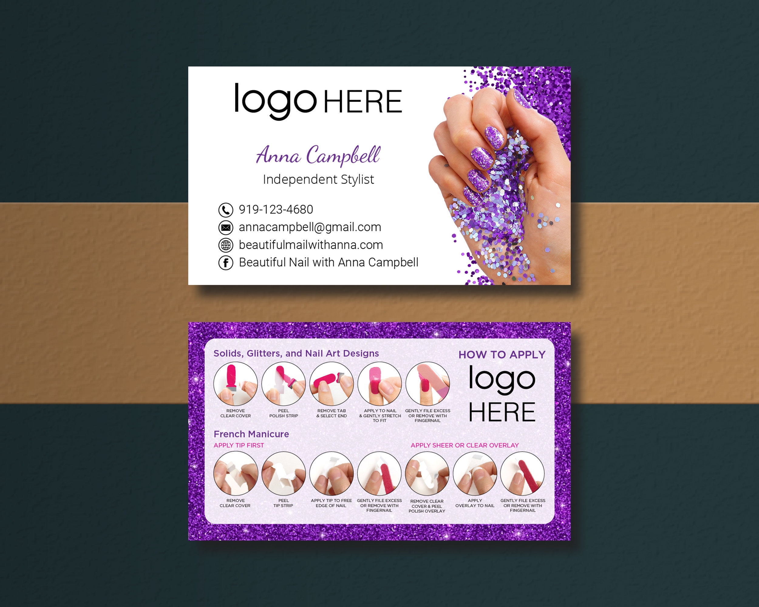 business cards for nail techs 7