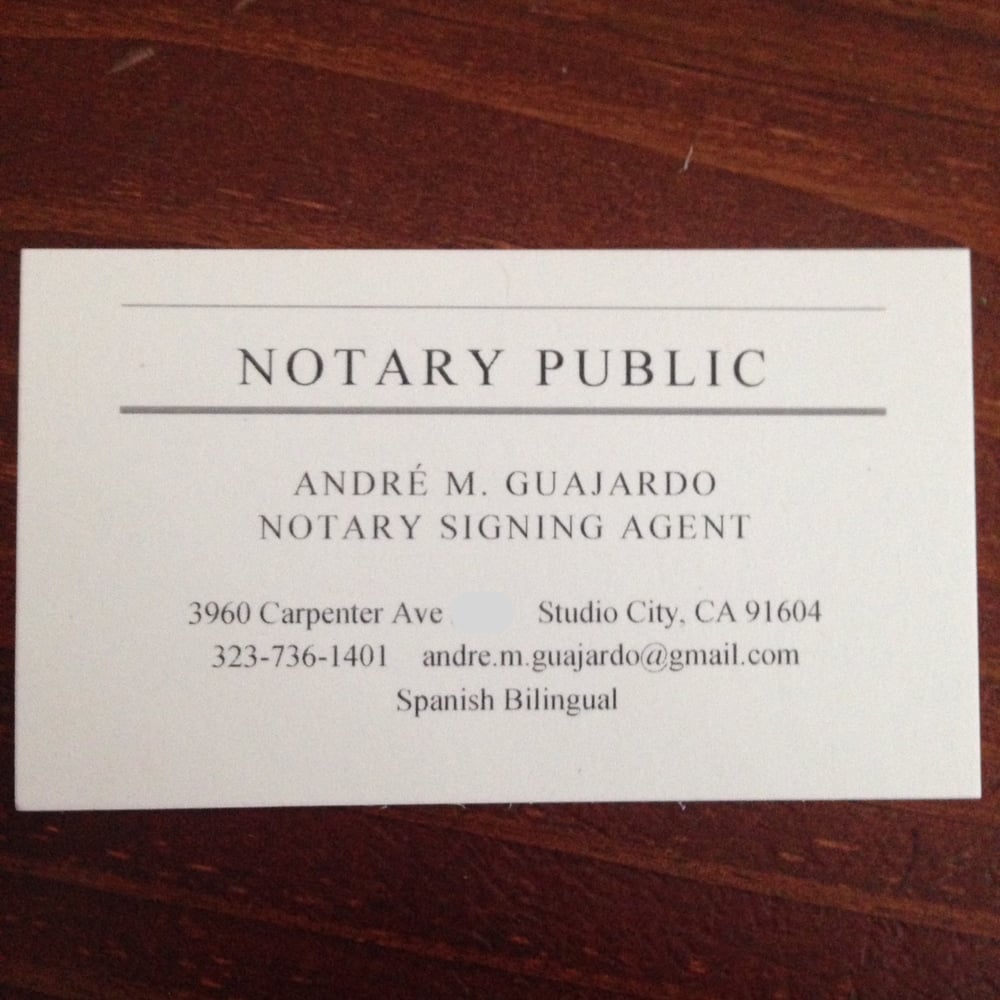 business cards for notary signing agent 1