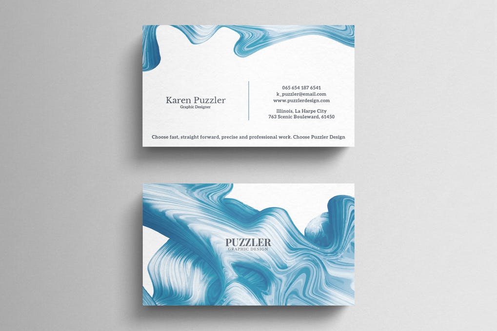 business cards for painting company 1