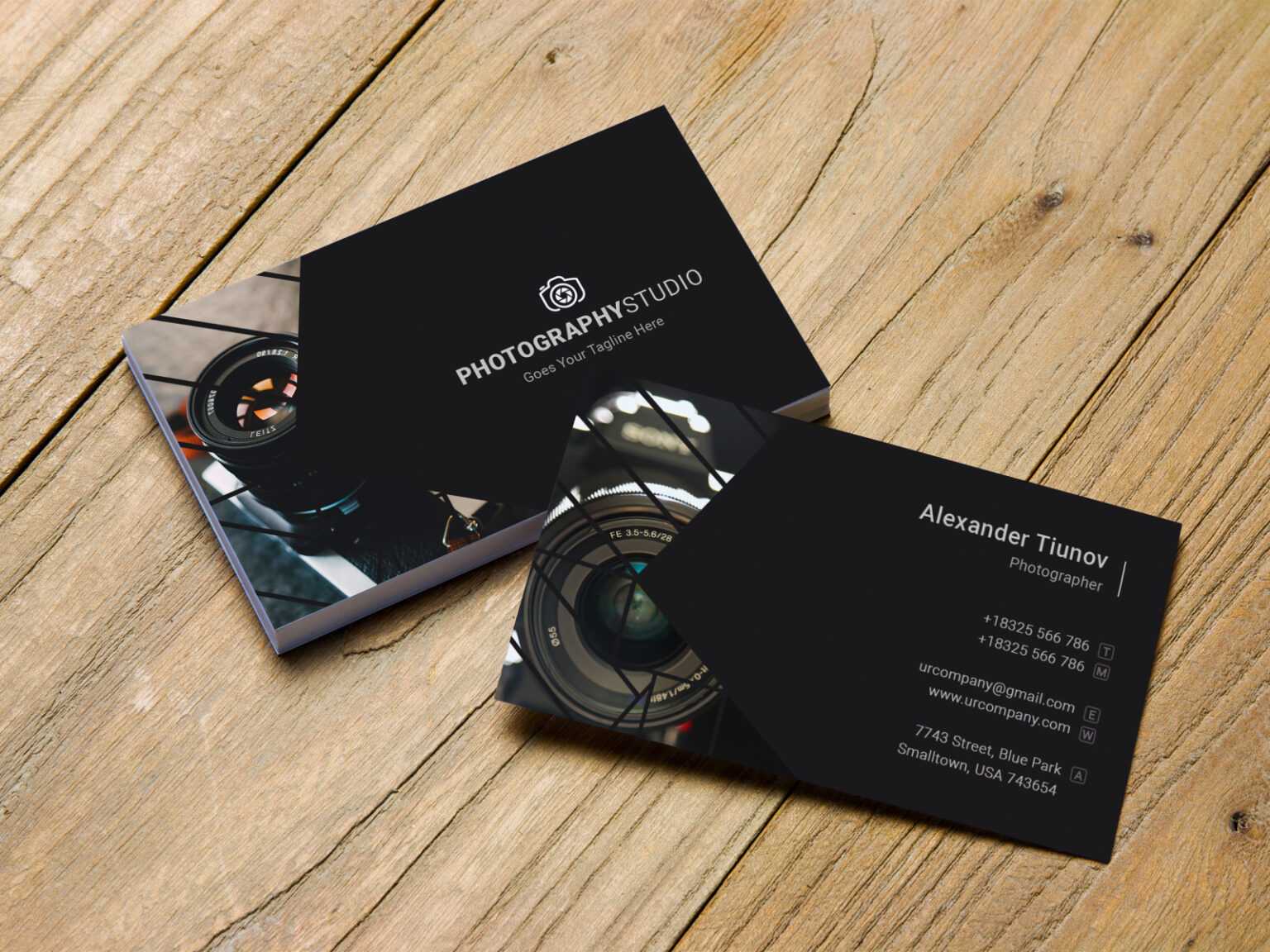 business cards for photographers templates 2