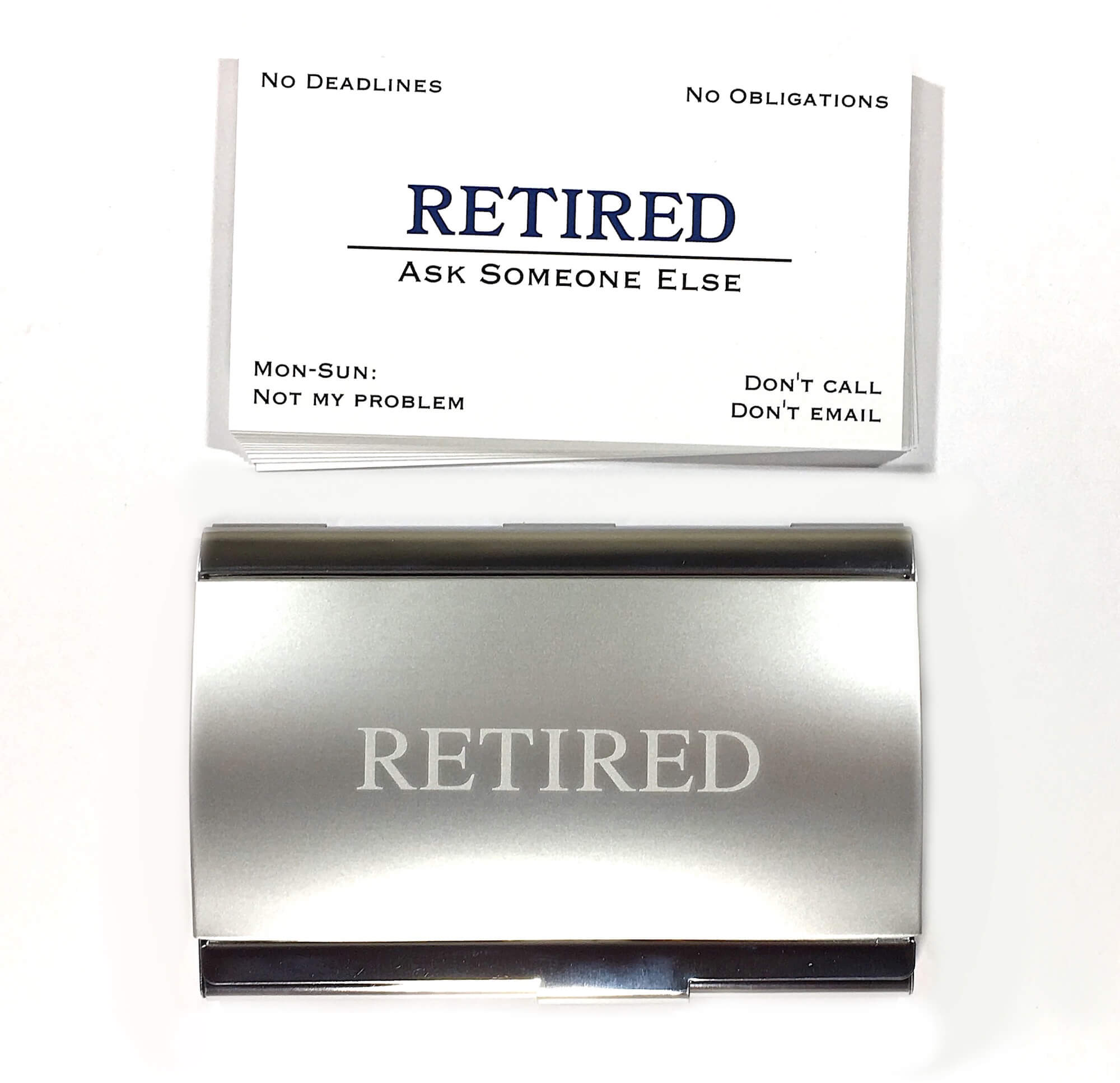 business cards for retirees 3