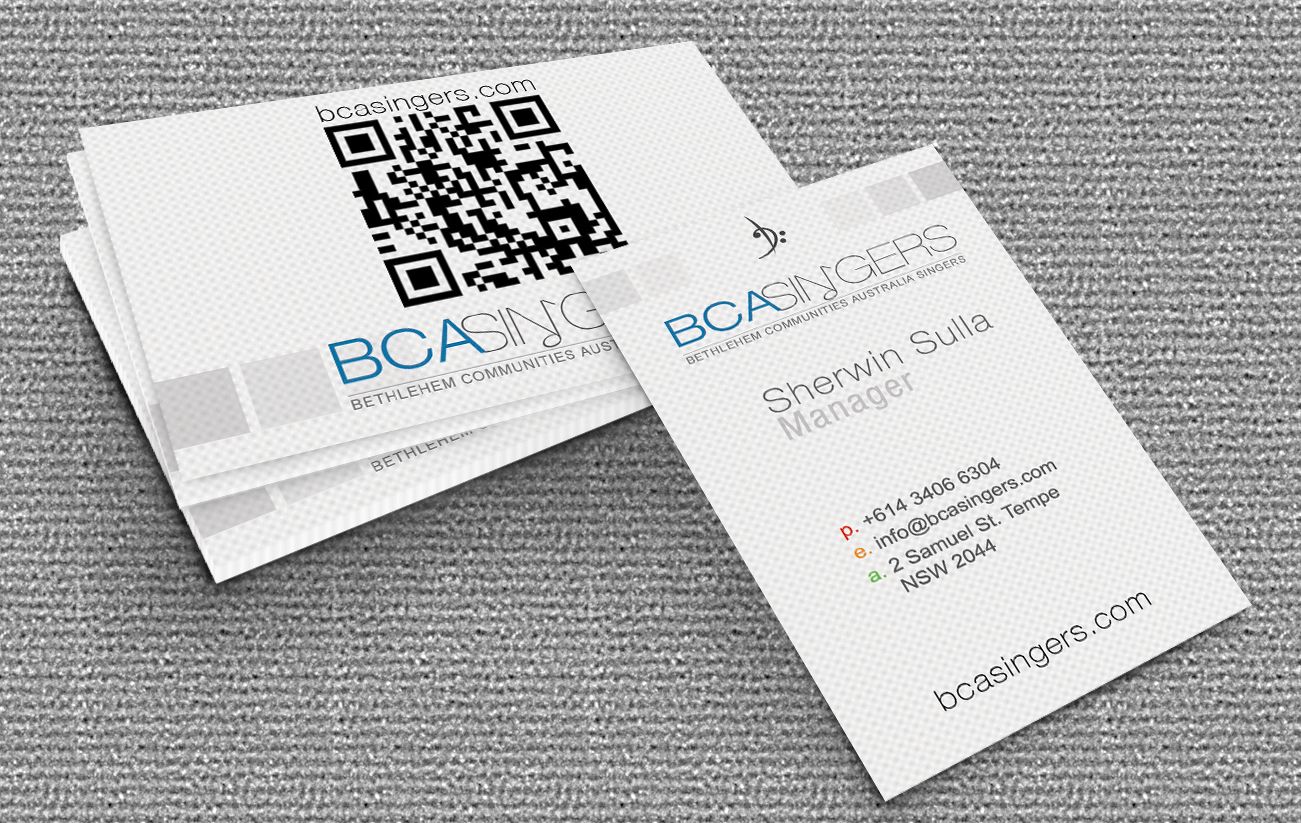 business cards for singers 2
