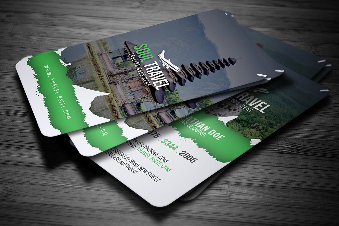 business cards for travel agents 1