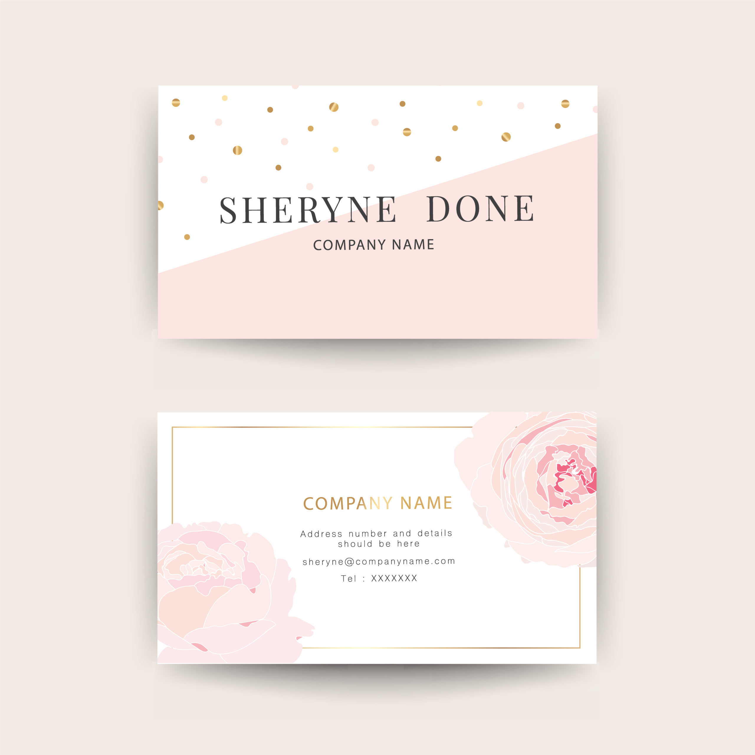 business cards for women 1