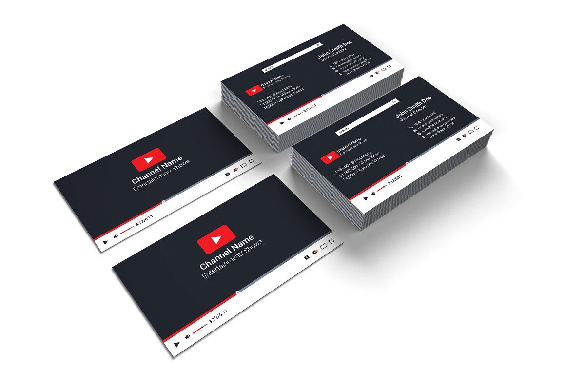 business cards for youtube channel 2
