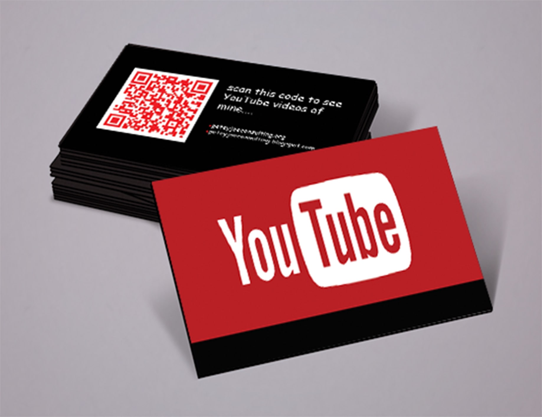 business cards for youtube channel 4