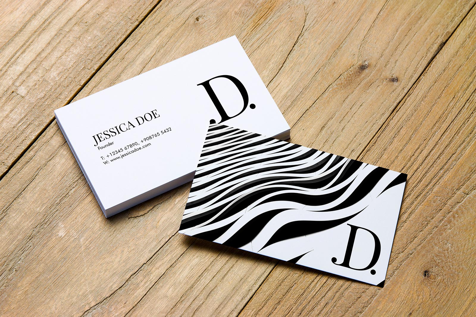 business cards free mockup 3