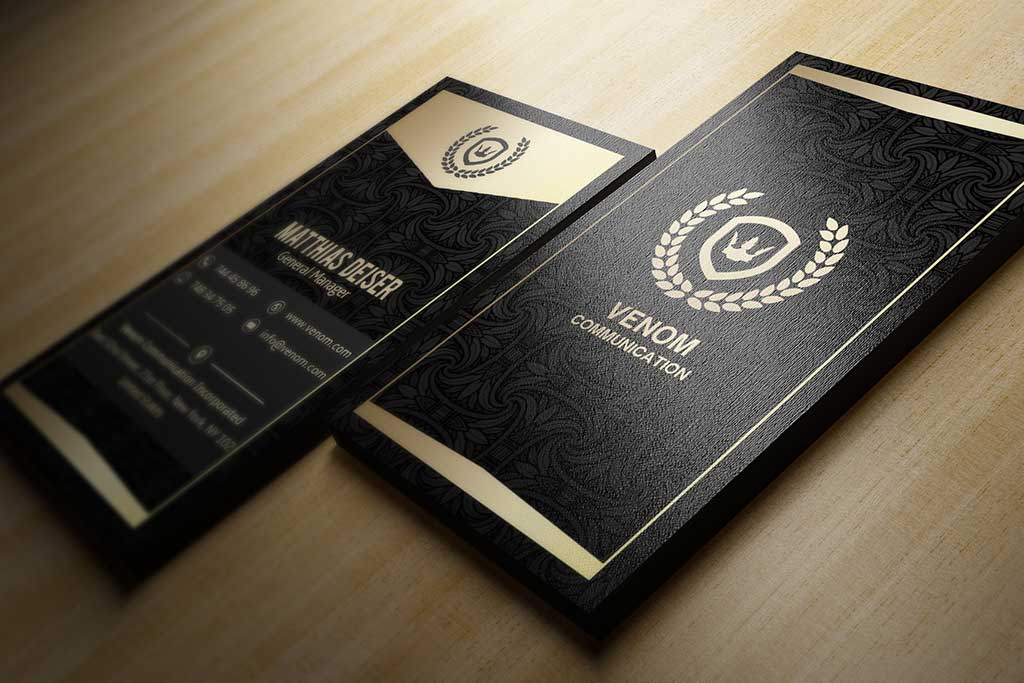 business cards glossy 3