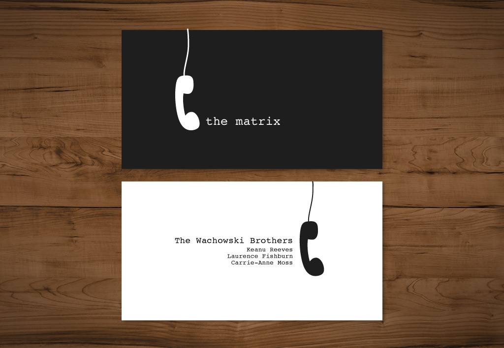 business cards in movies 2