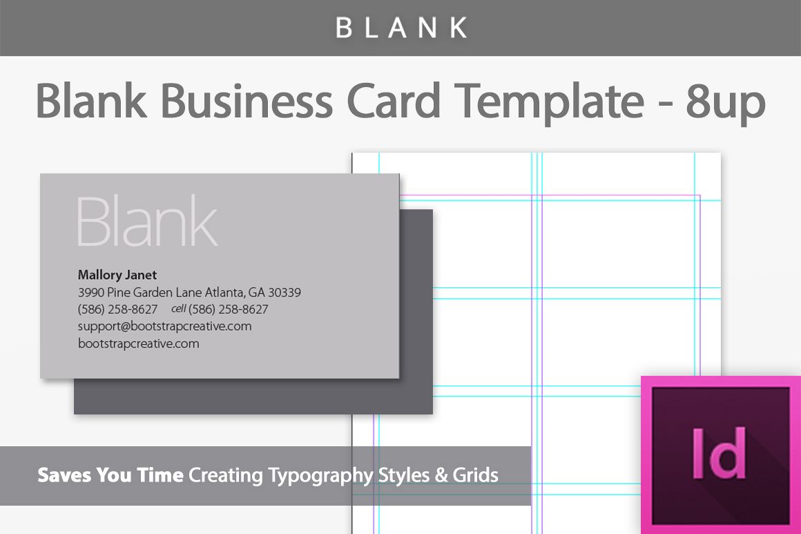 business cards indesign template 2