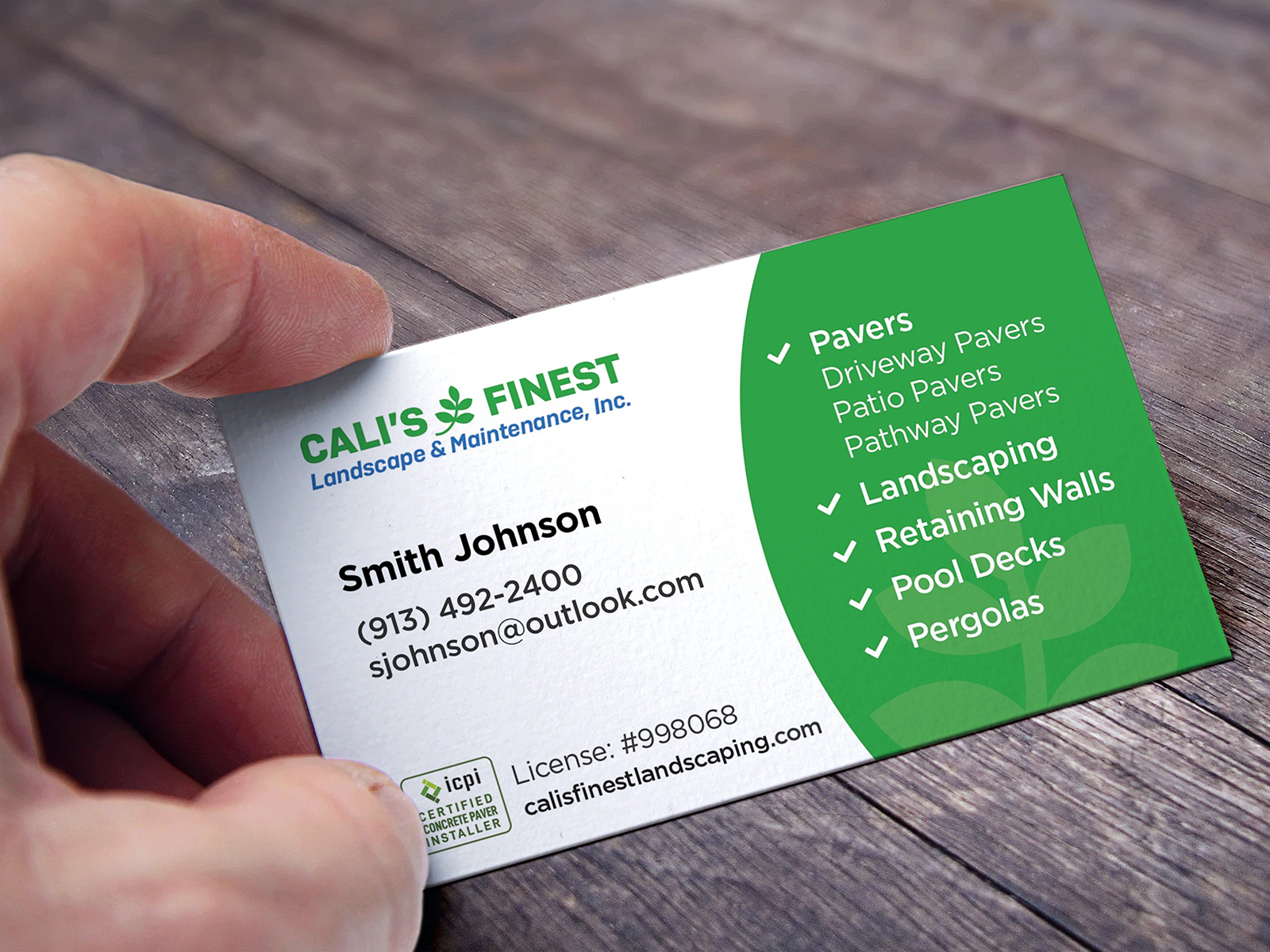 business cards landscaping 1