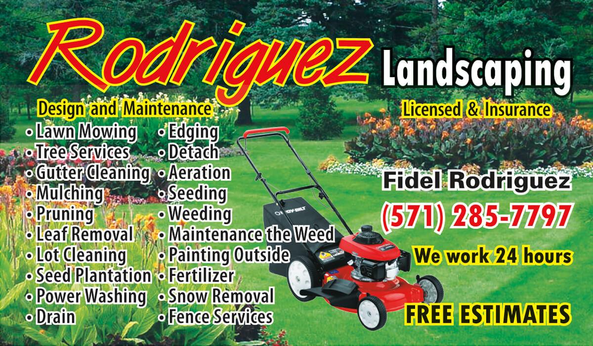 business cards landscaping 2