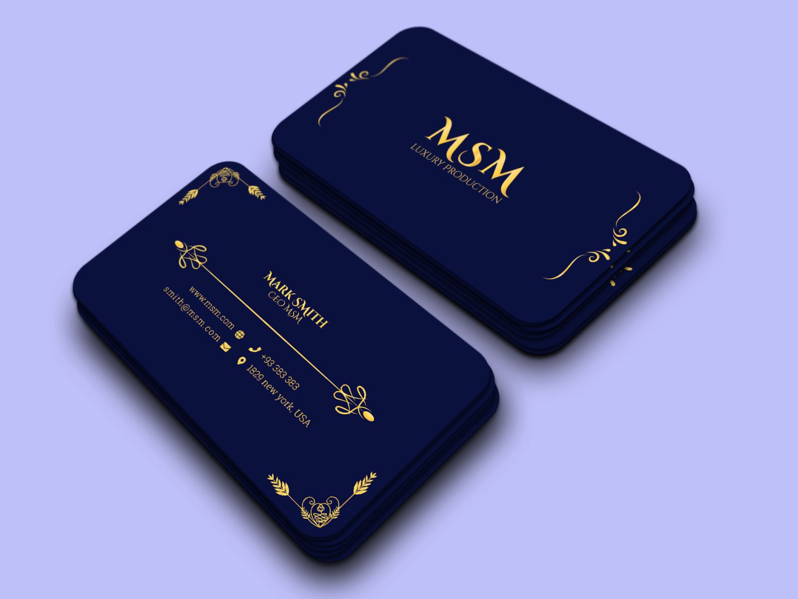 business cards luxury 3