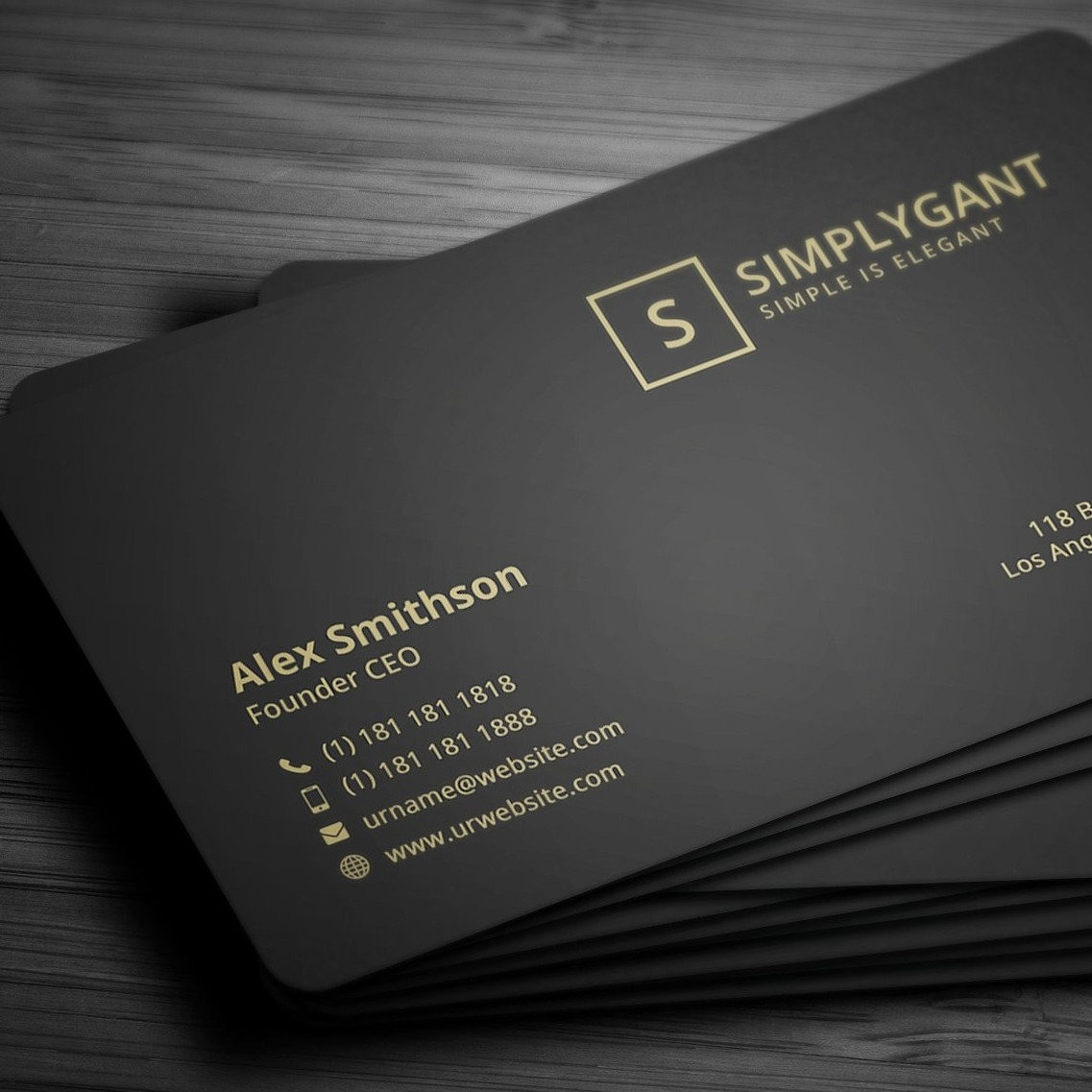 business cards matte 4