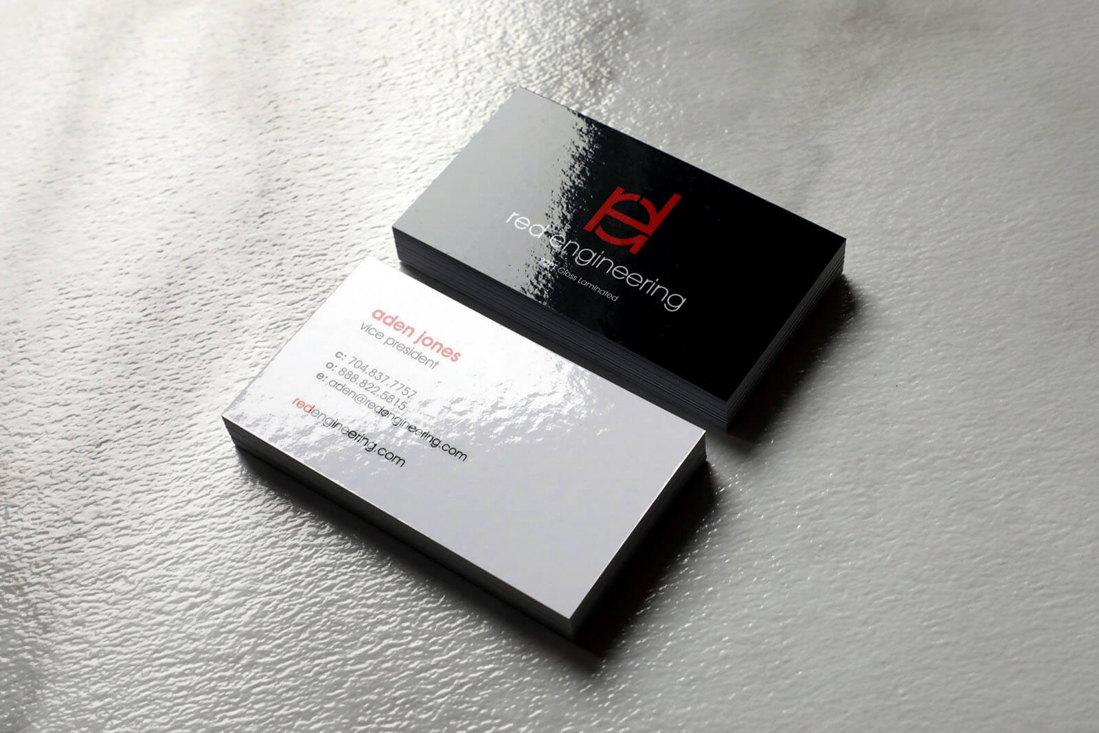business cards matte or glossy 1