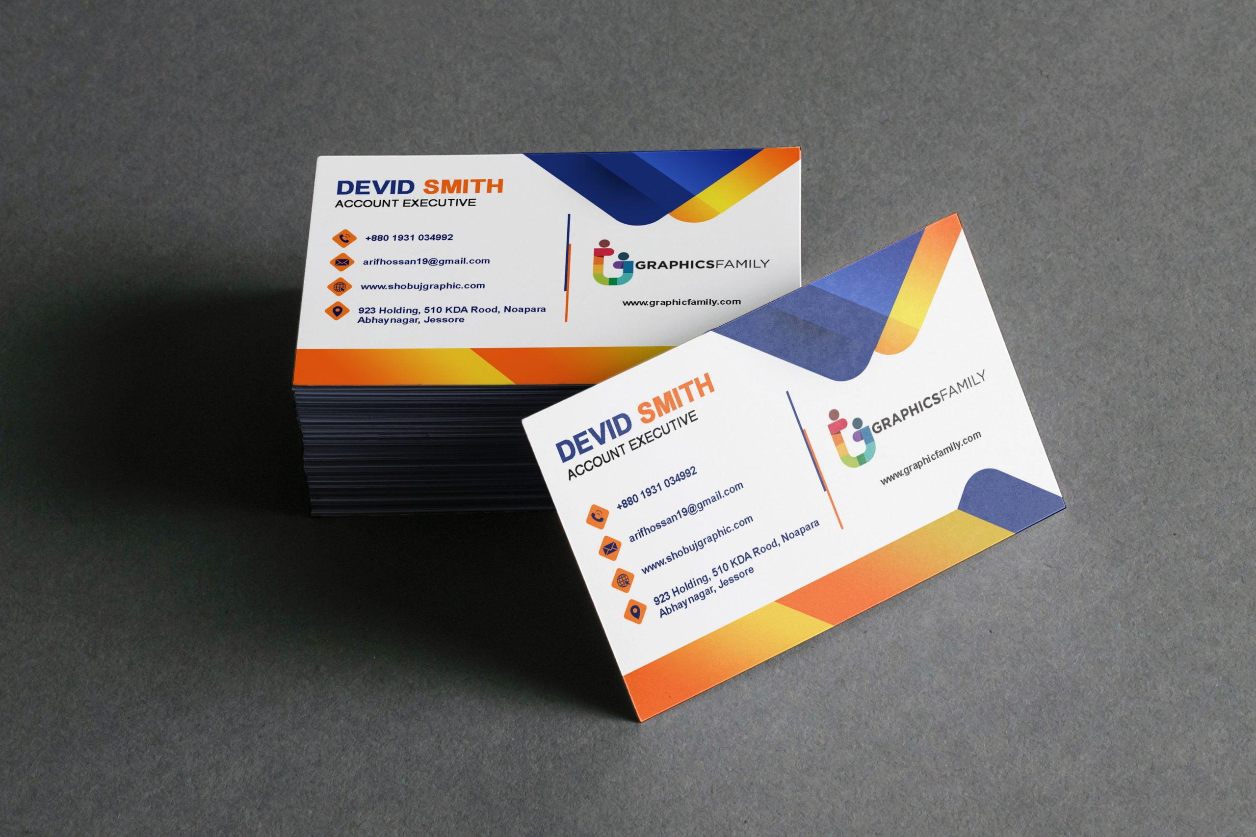 business cards mockup free 3