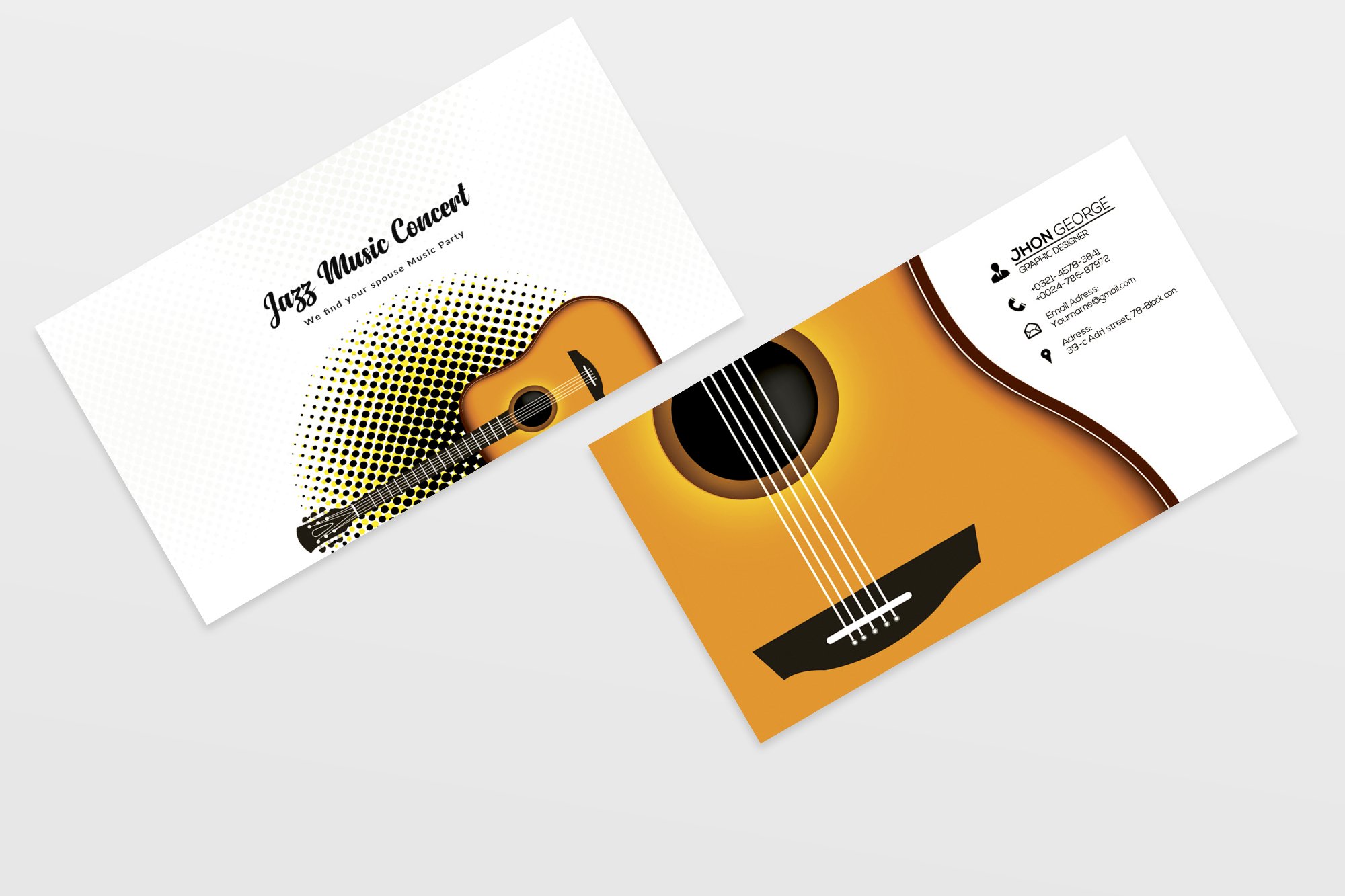 business cards music 1