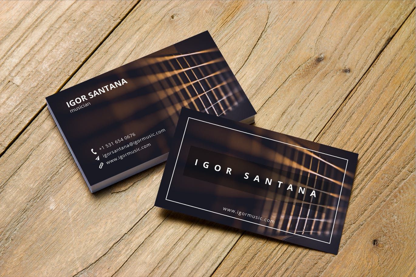 business cards music 3