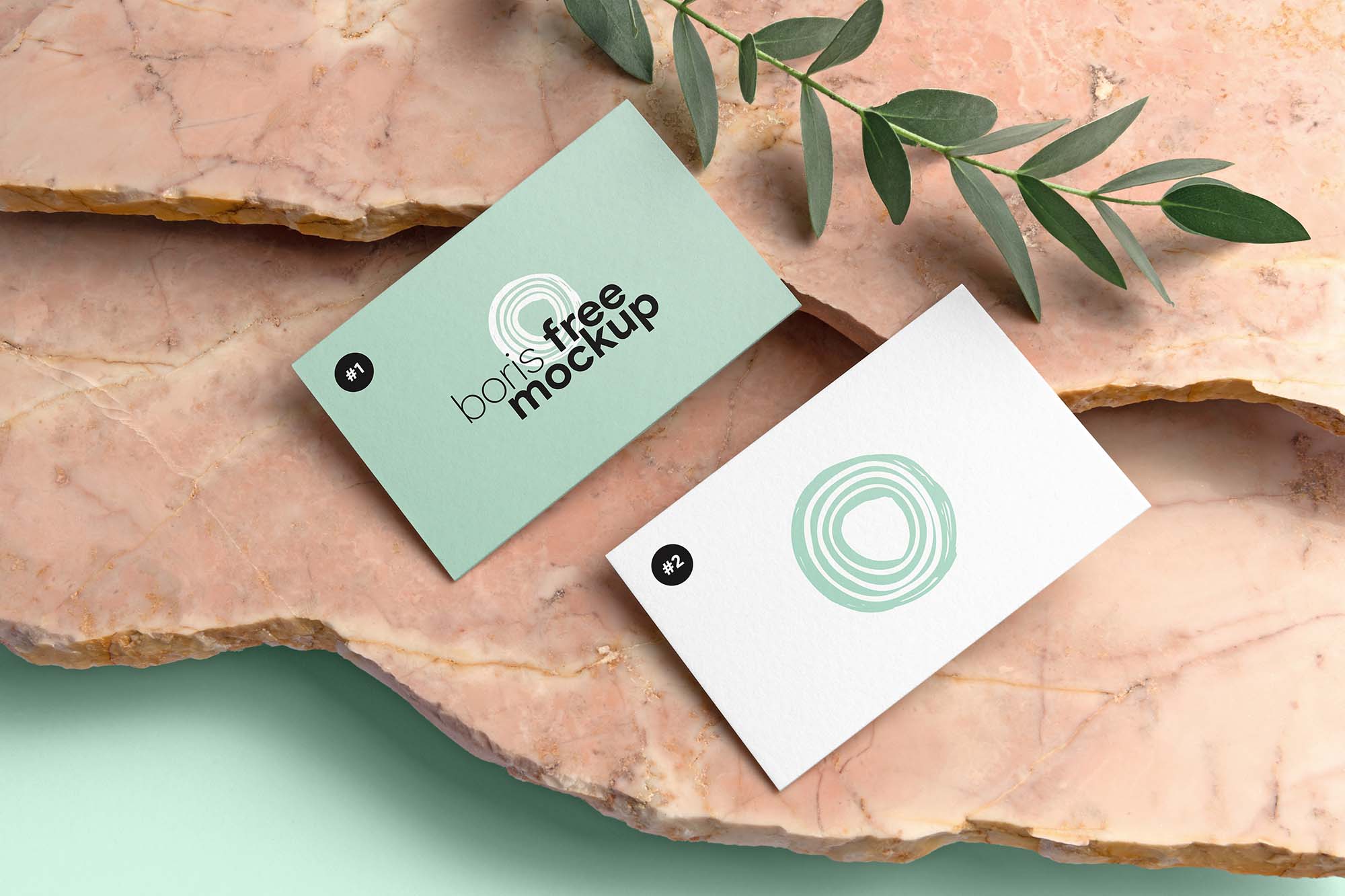 business cards psd mockup 4