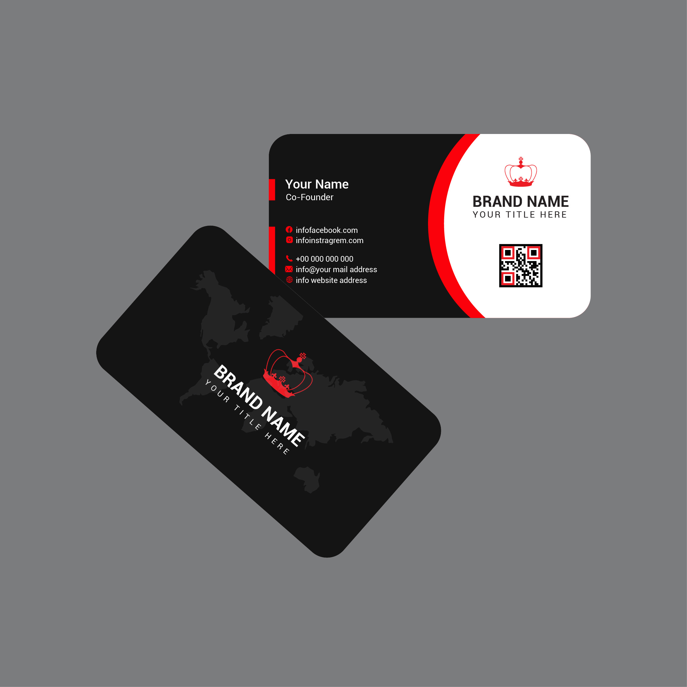 business cards size illustrator 2