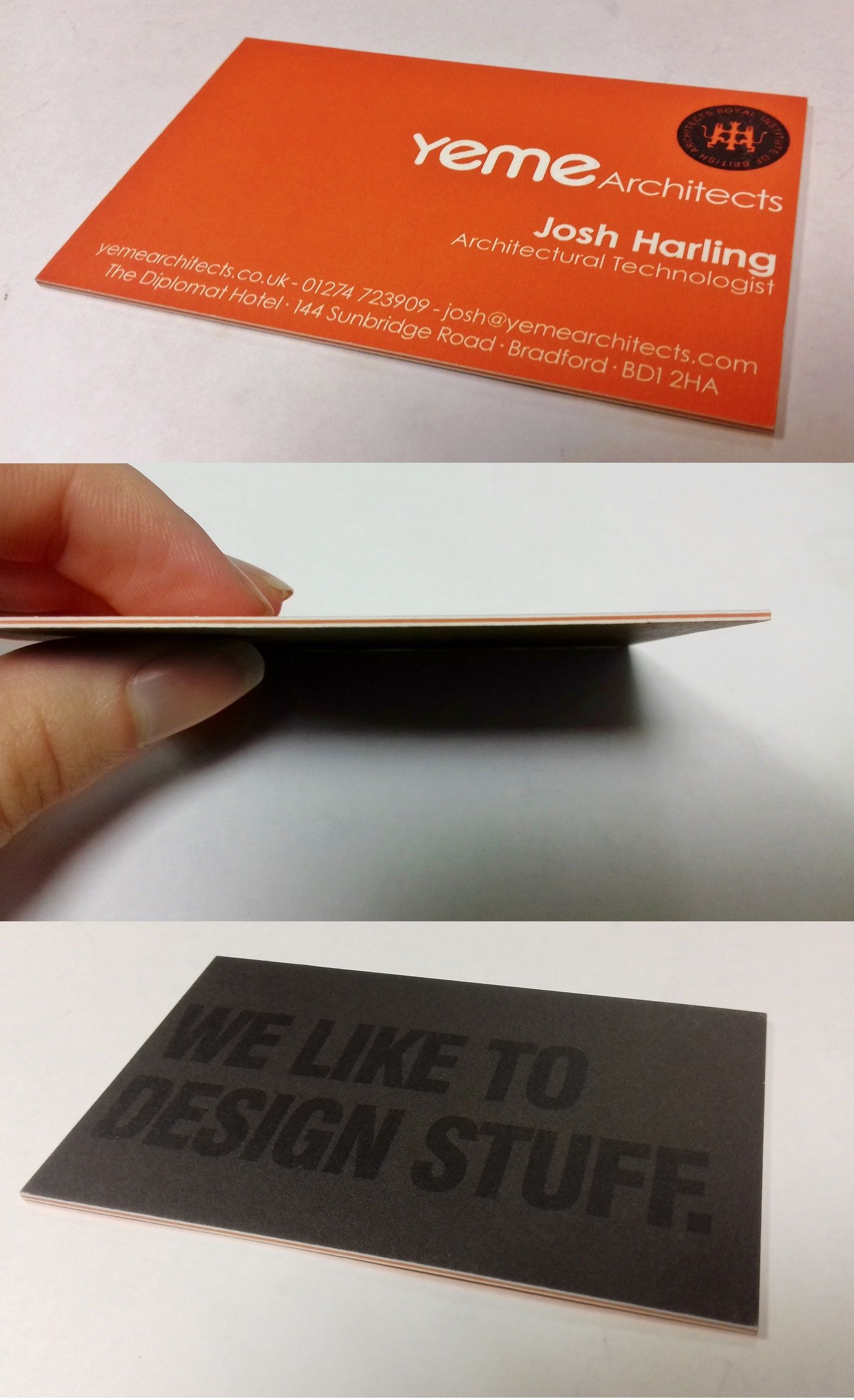 business cards thick 5