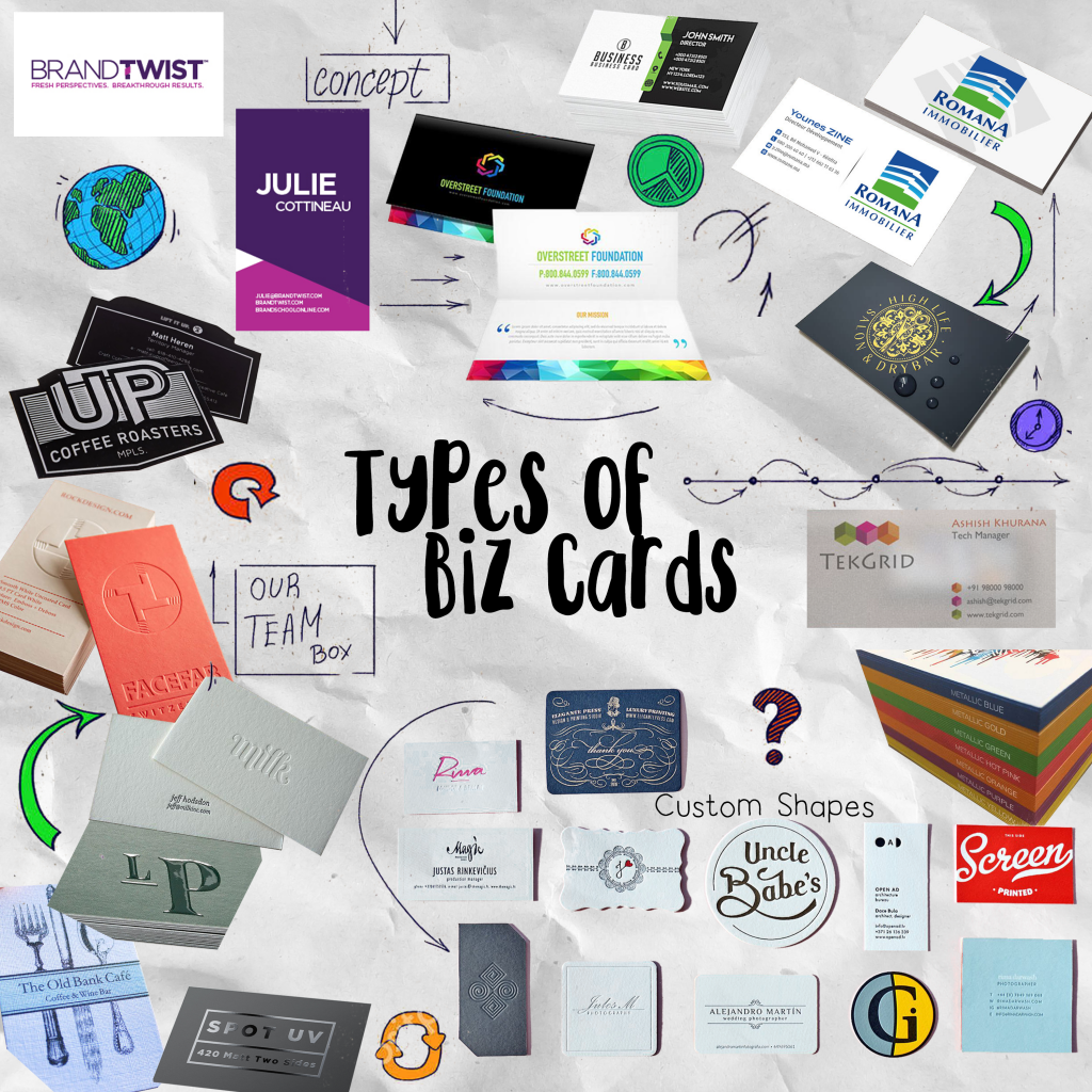business cards types 2
