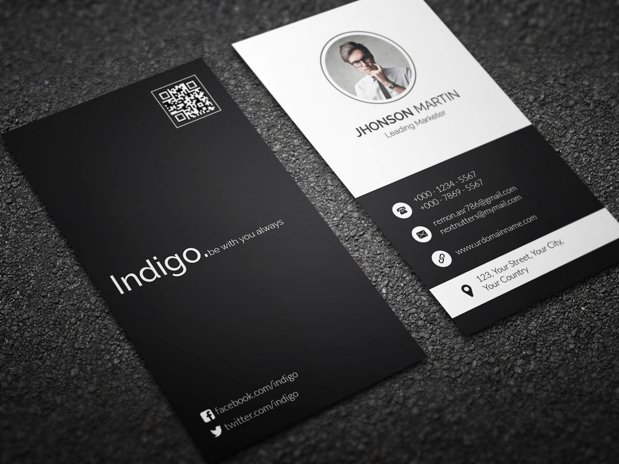 business cards vertical 2