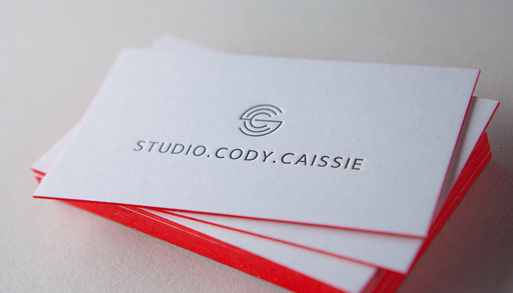 business cards with colored edges 1
