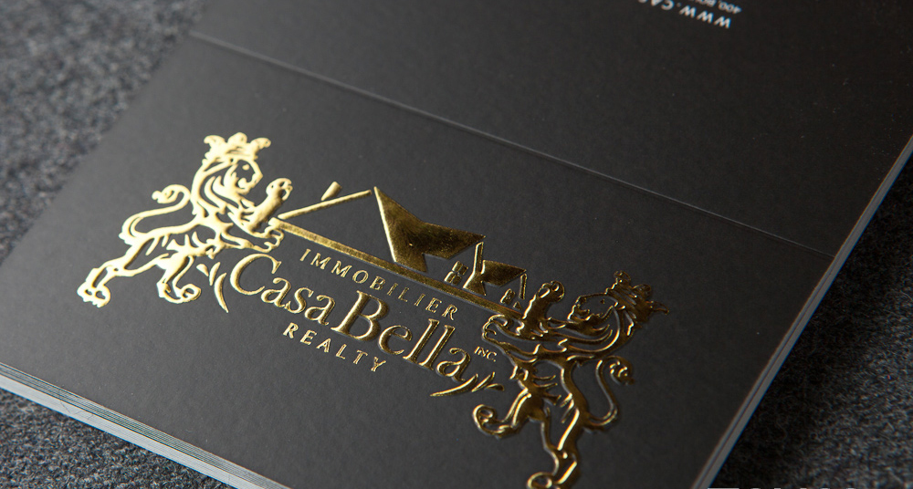 business cards with foil stamping 1